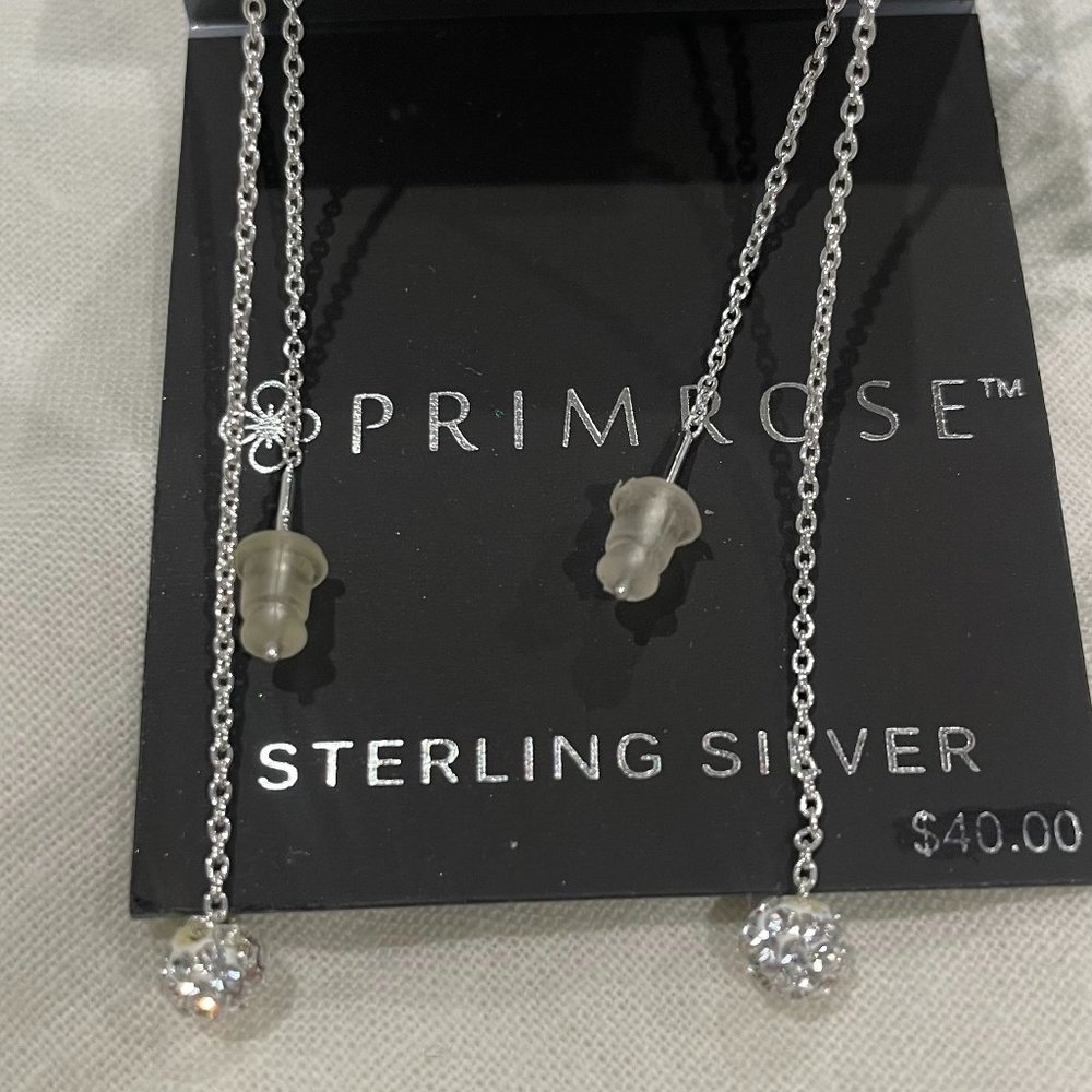 Sterling Silver Drop Earrings